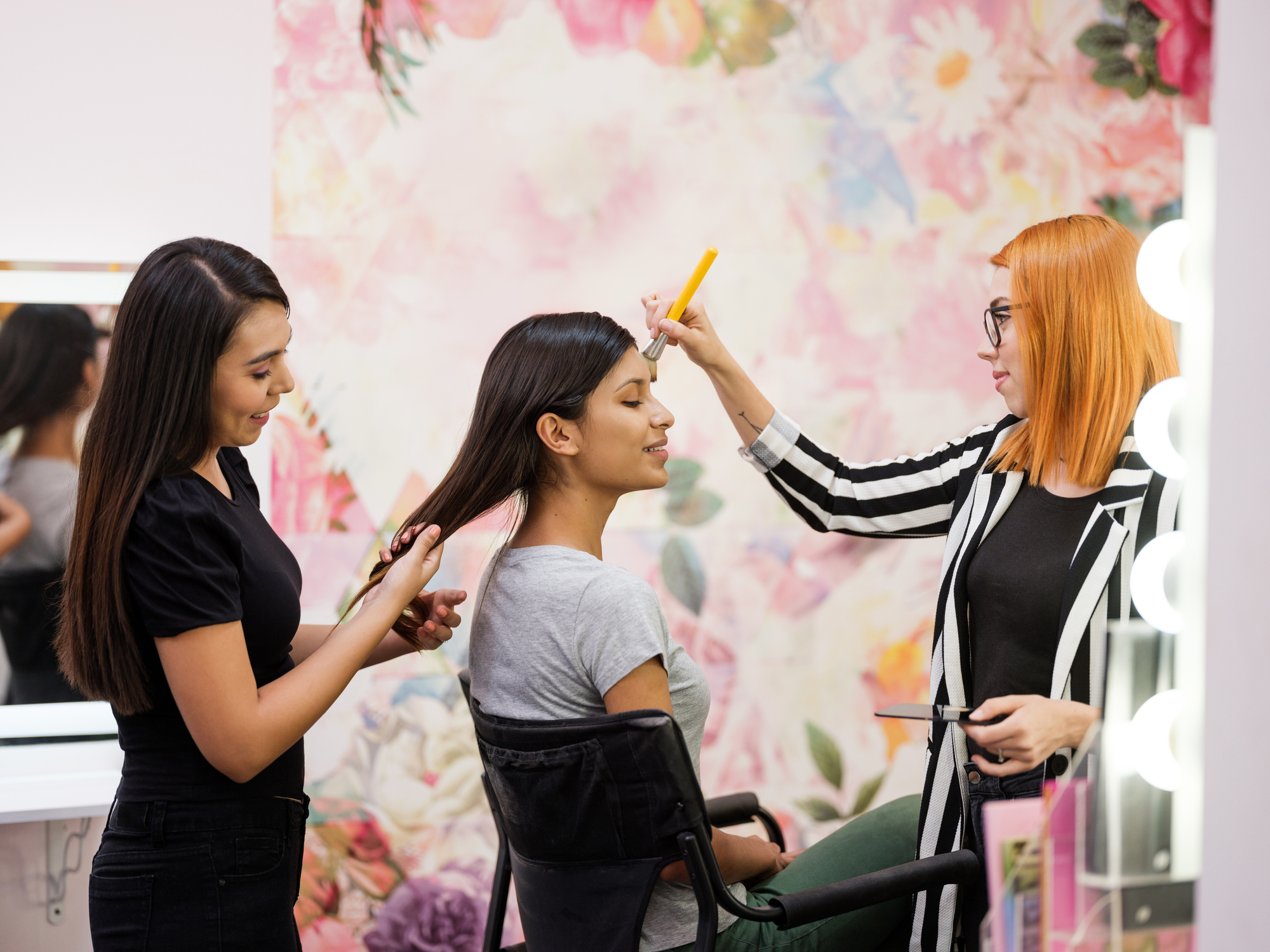 make-up artist, woman, beauty salon, professional occupation