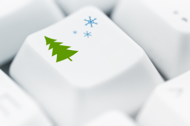 Christmas keyboard button 