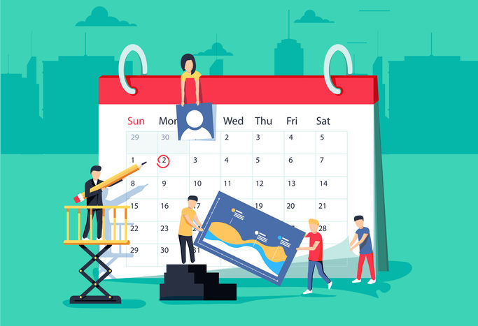 Calendar illustration 